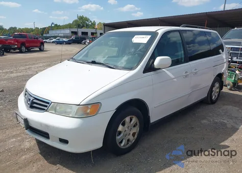 2002 Honda Odyssey Ex from USA, damaged, VIN 2HKRL18642H533164